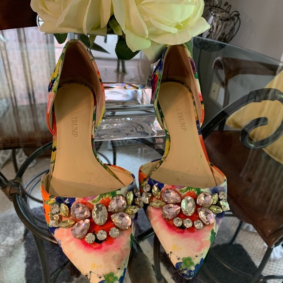 Ivanka Trump Shoes - Ivanka Trump Jewel Embellished Flats